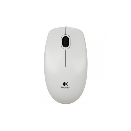 Logitech B100 Optisk Kablet Hvid